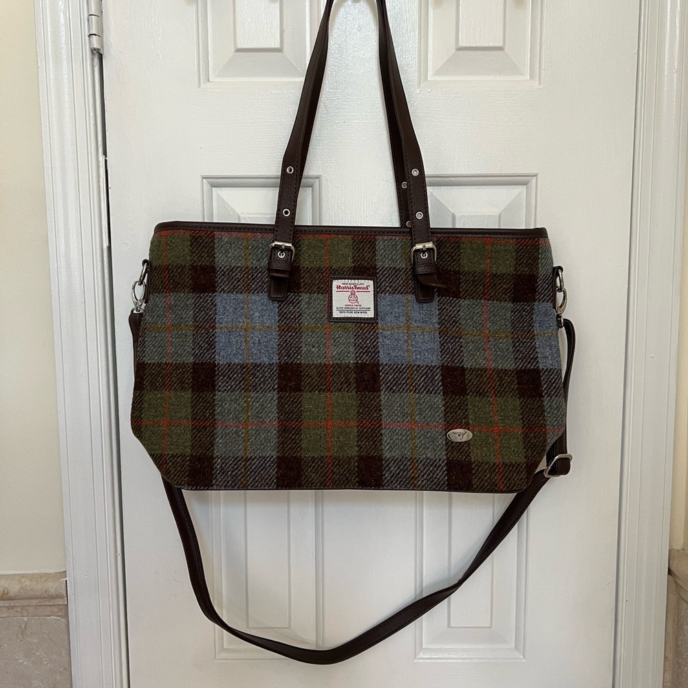 Harris Tweed Plaid Women's Tote Bag